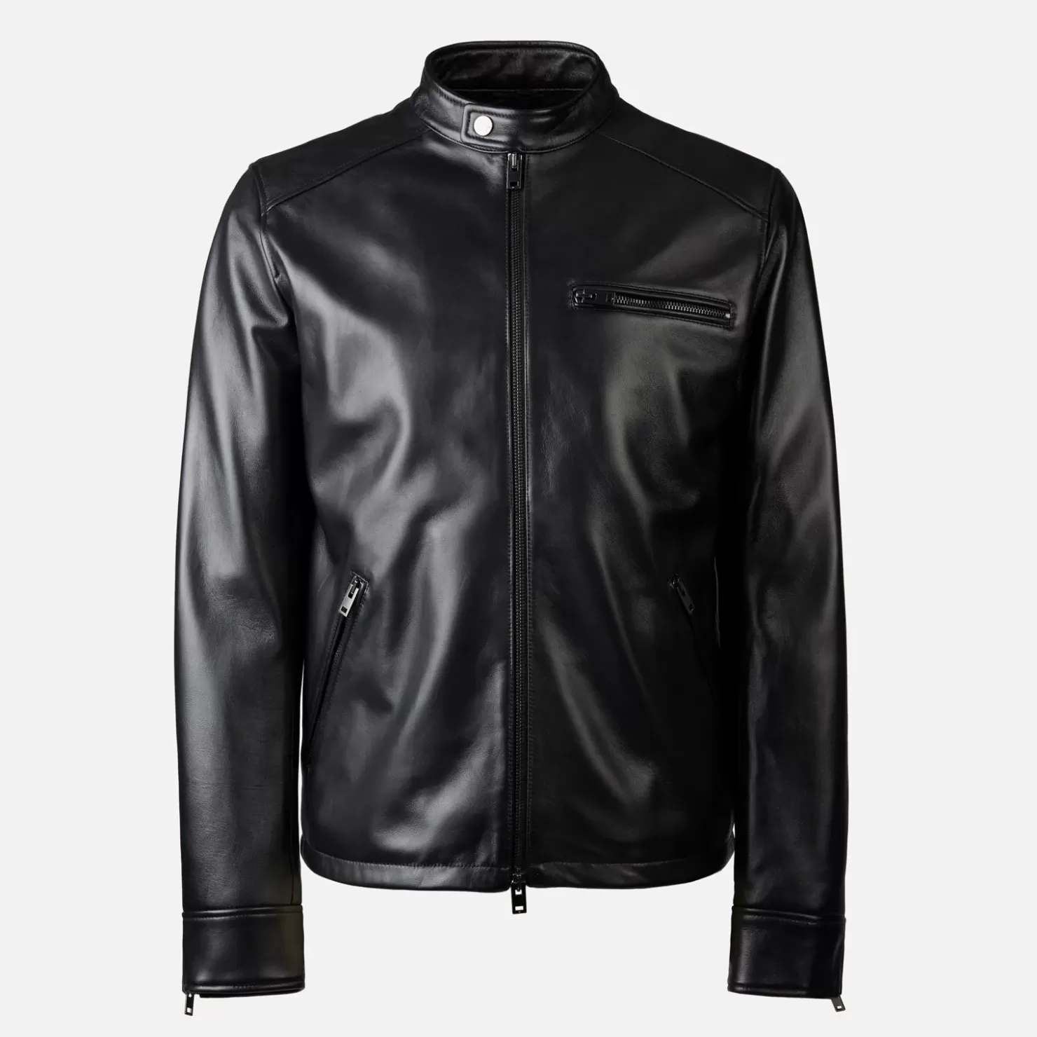 Uomo Hogan Biker In Pelle