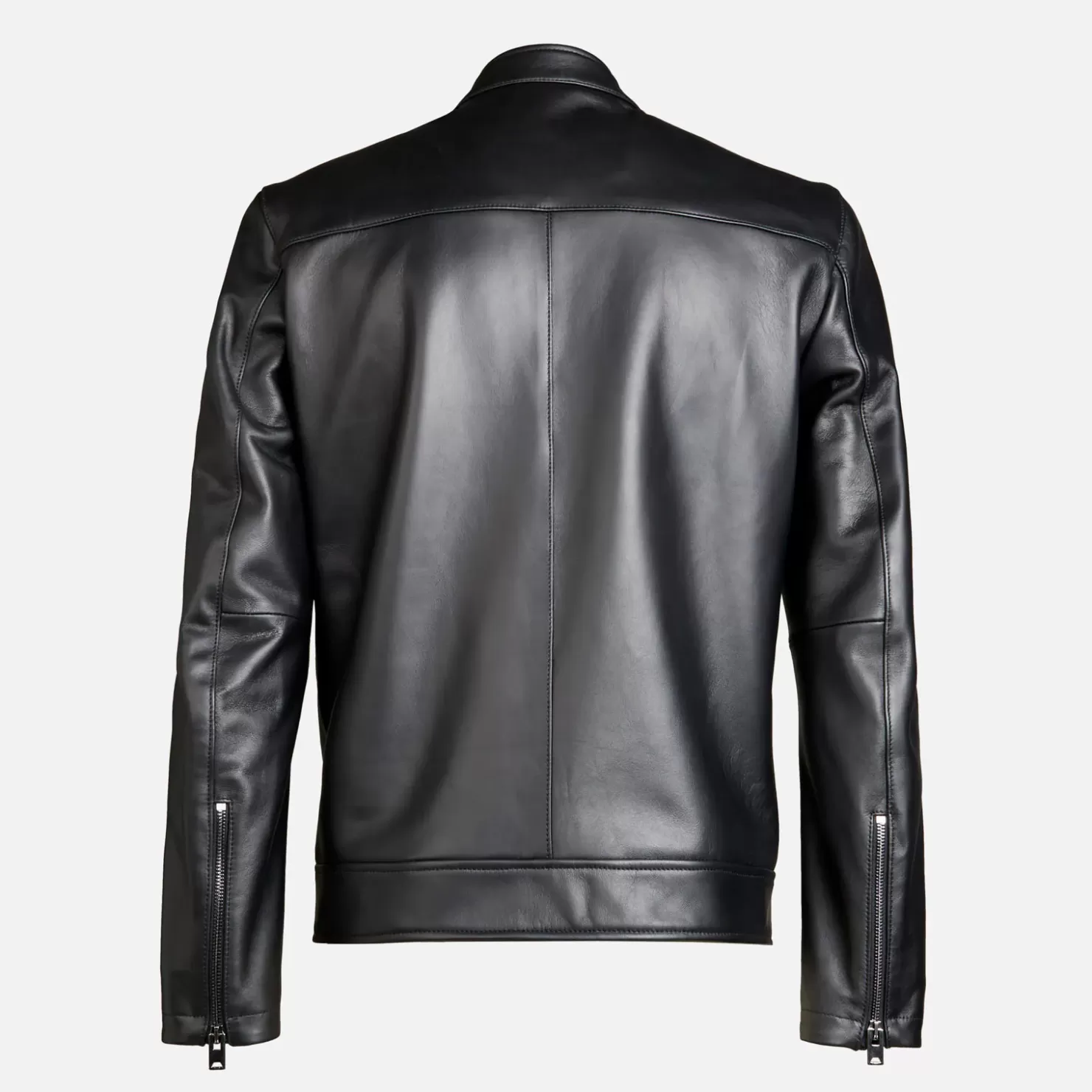 Uomo Hogan Giacca Biker In Pelle